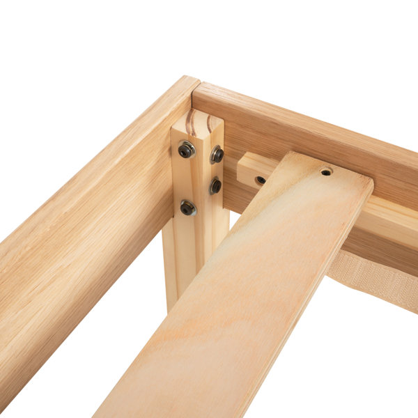 Ebern Designs Eimuntas 14 inch Solid Wood Platform Bed, No Squeak Bed